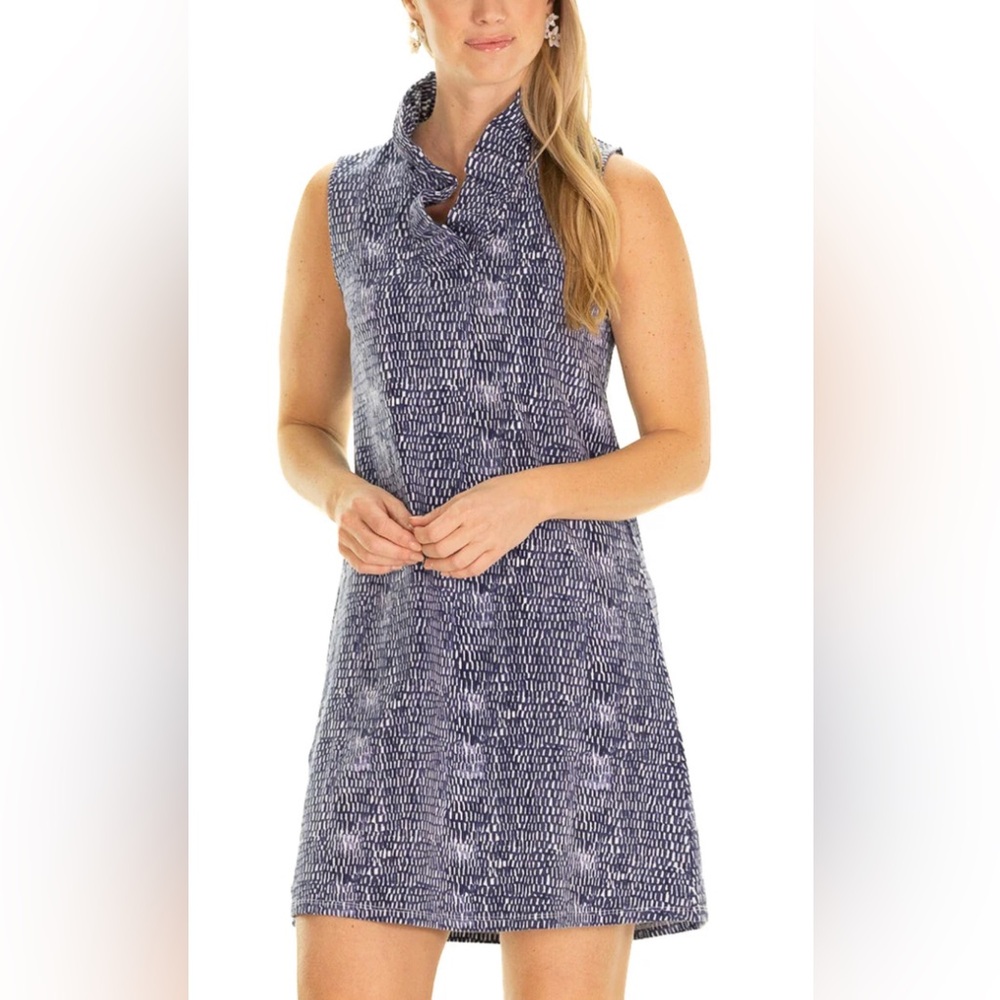 Duffield Lane Blue Sleeveless Dress
